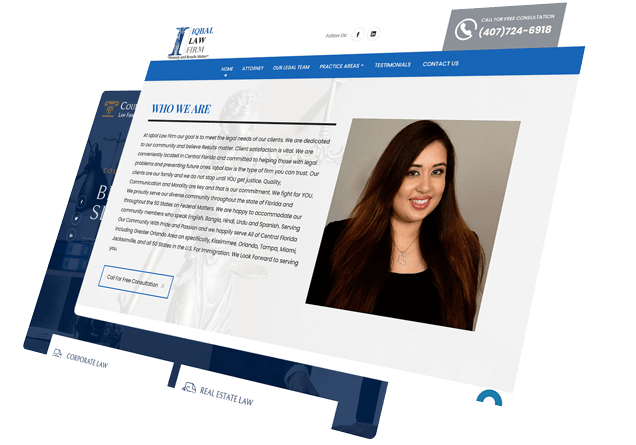 CMS-Based Law Firm Website